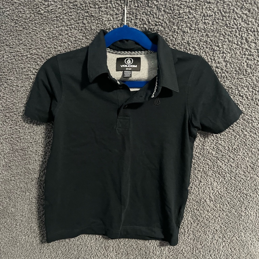 Volcom Kids Polo Shirt in Black